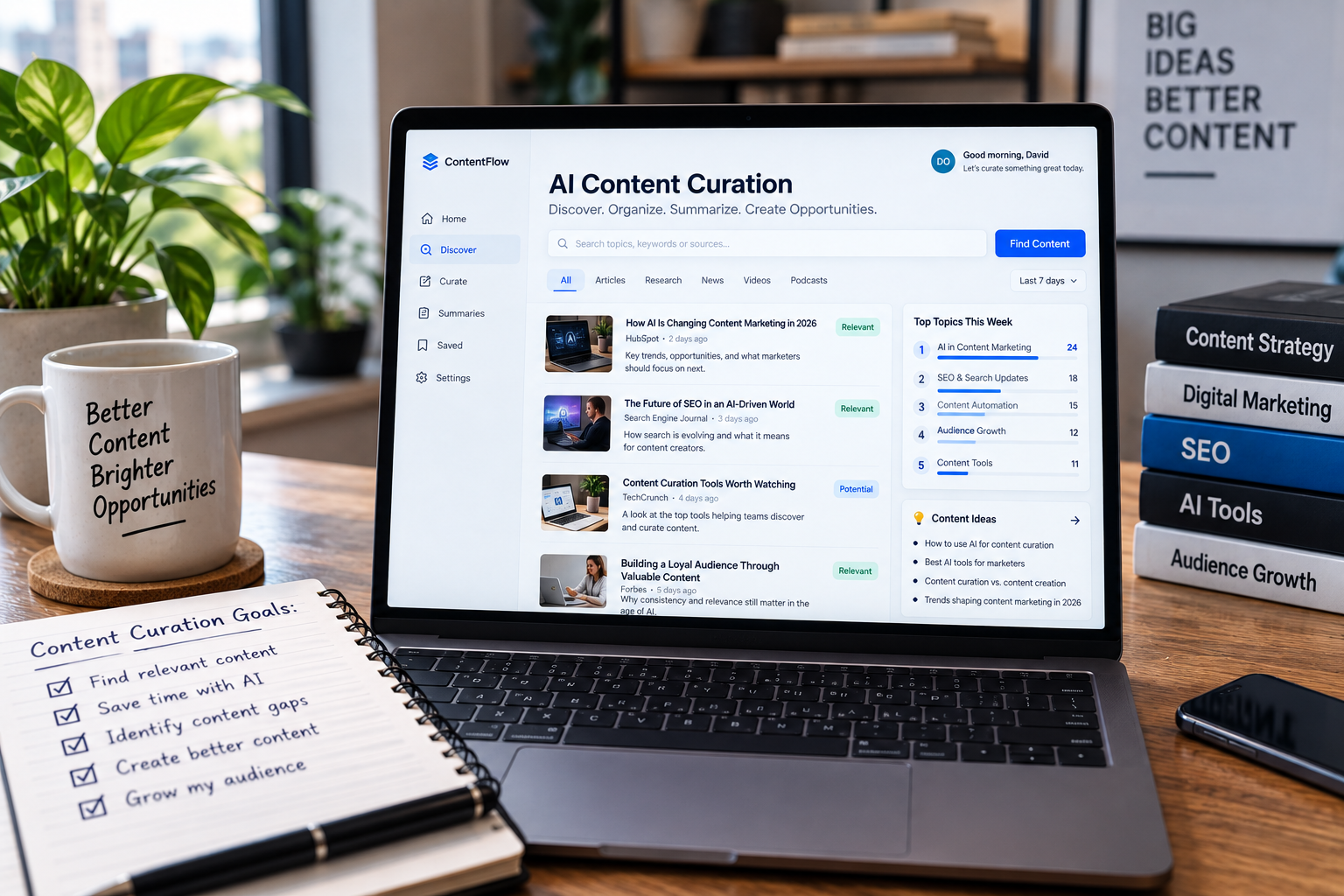 AI-driven content curation