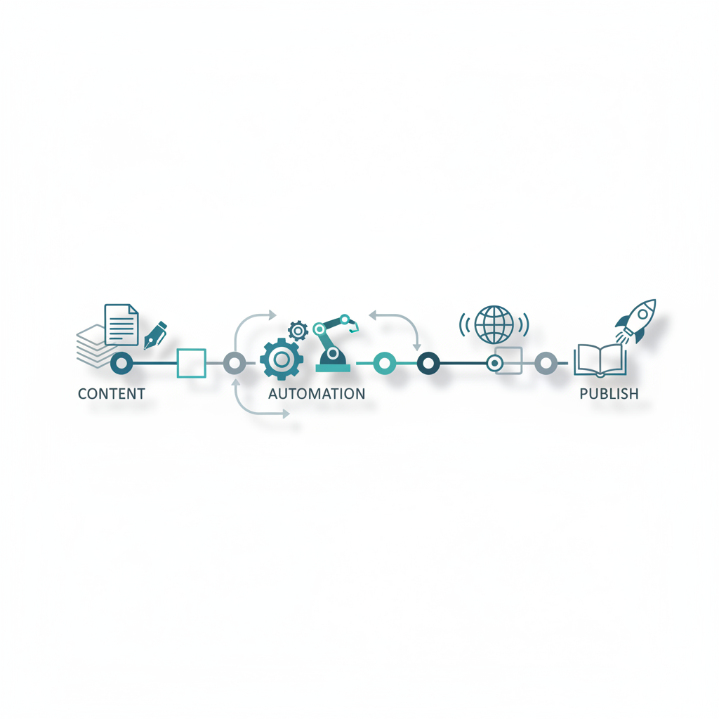 Streamline publishing with a content automation workflow that trims repetitive tasks, boosts team productivity, and accelerates content cadence for faster results.