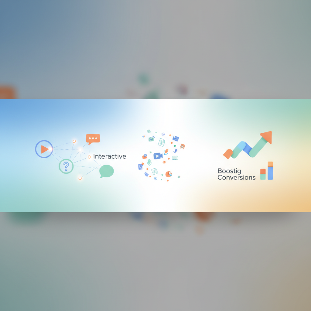 Scaleblogger helps teams turn passive pages into interactive landing pages that boost conversions, engagement, and time on page with video and quizzes.