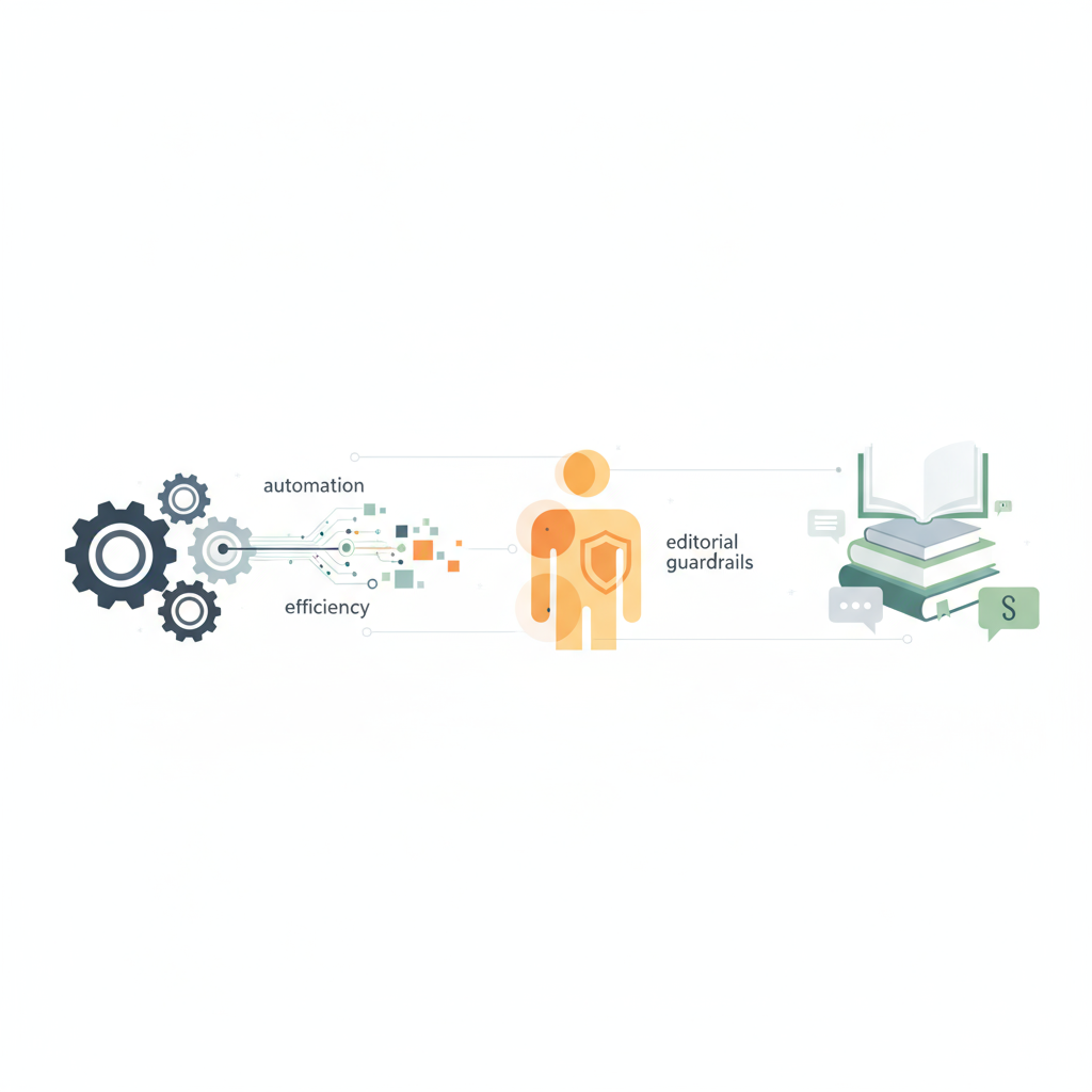 Learn how automated content workflows boost production while exposing hidden risks, and discover editorial guardrails marketing teams must apply to protect quality and compliance.
