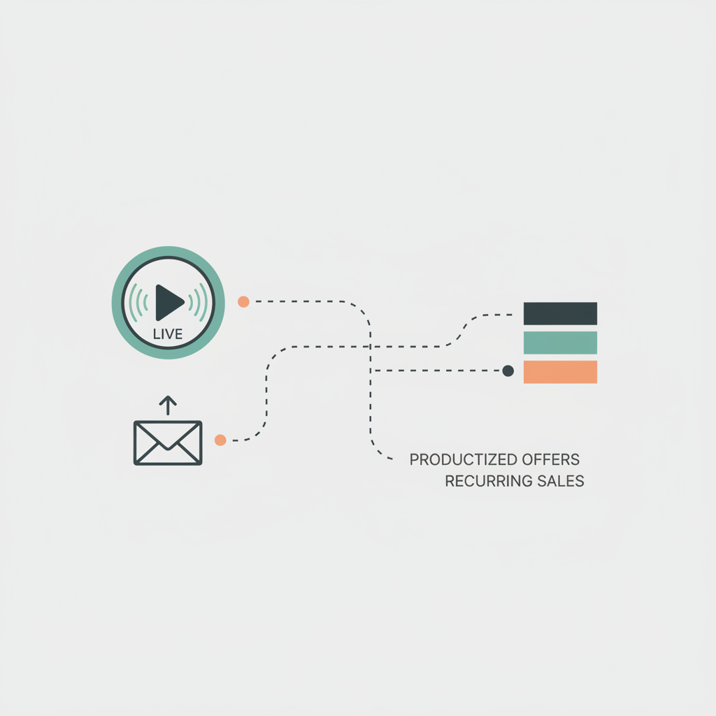 Turn webinars into predictable revenue: a step-by-step how-to for marketing teams and solo creators on webinar monetization, productized offers, and recurring sales.