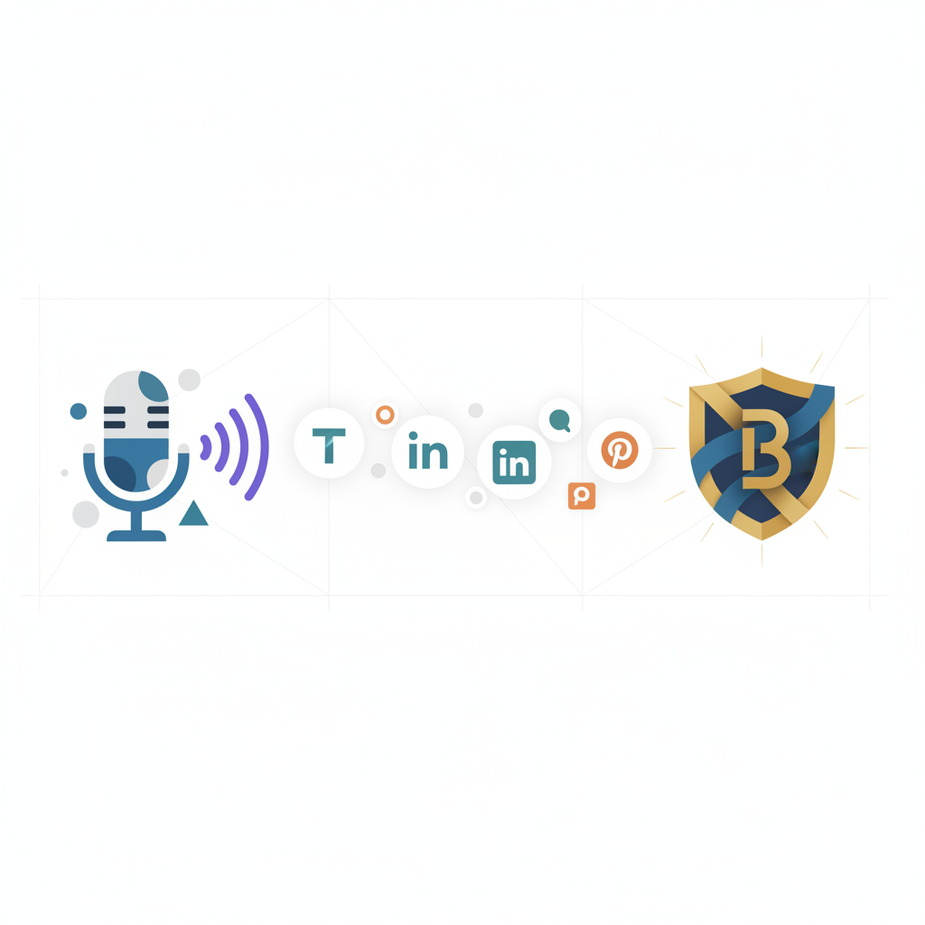 Brand voice playbook: step-by-step guide to audit, define, and implement a consistent social media voice across Twitter, LinkedIn, and Pinterest with templates.