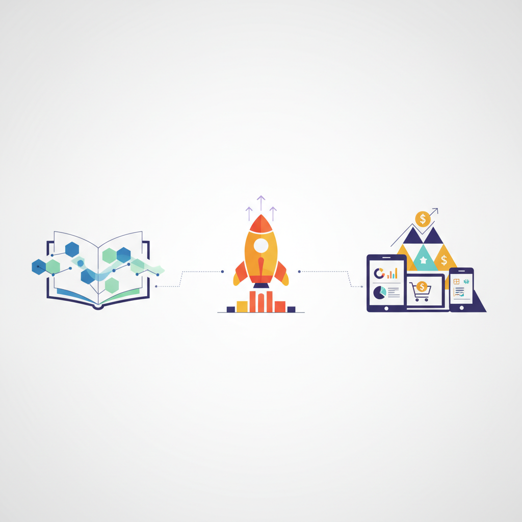 Turn digital products into your blog's primary growth engine: a step-by-step guide to product ideas, pricing, launch funnels, and post-launch growth for bloggers.